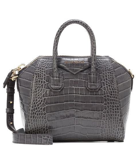 givenchy dorsale crocodile|Mini Antigona bag in crocodile effect leather .